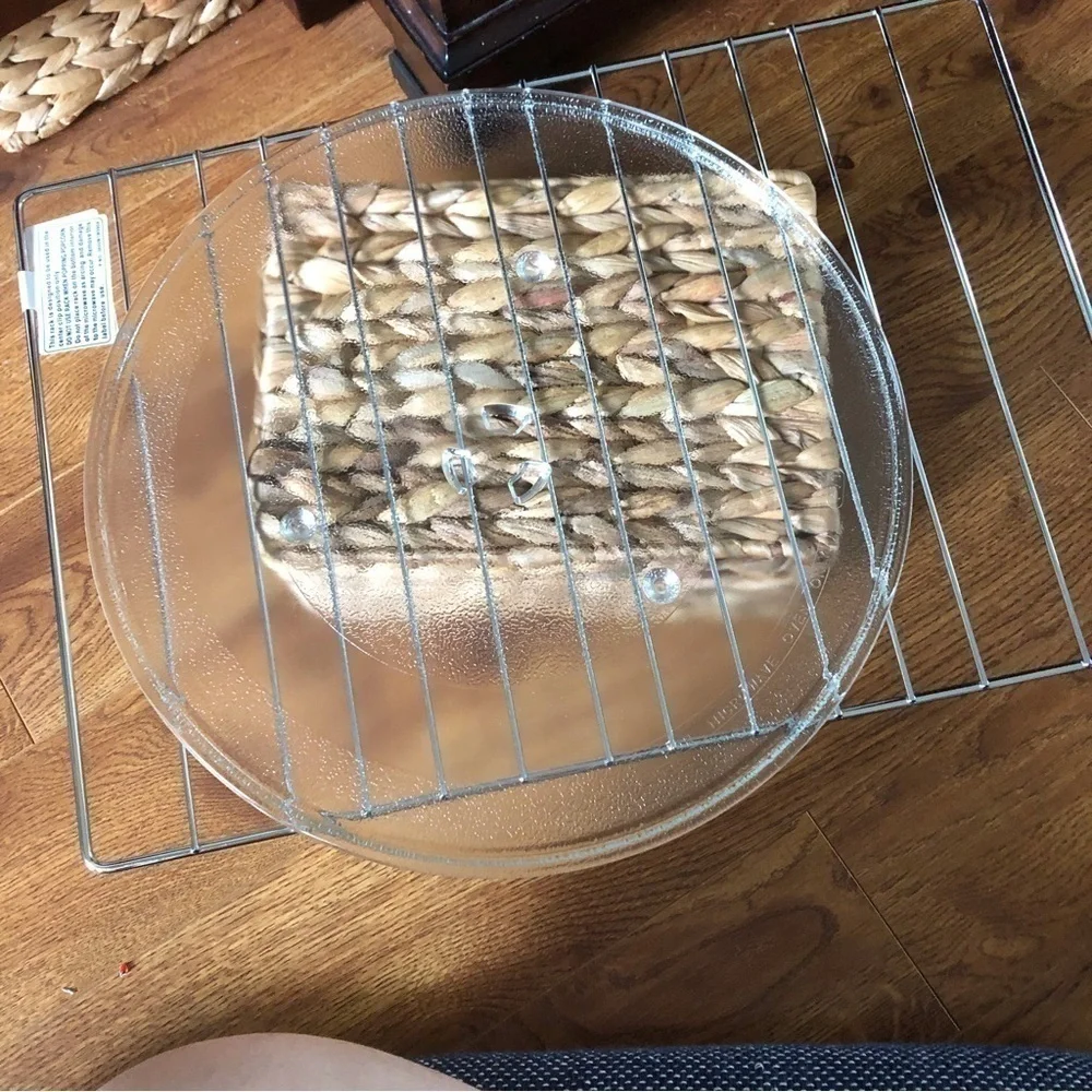 LG over the range microwave replacement glass tray and metal rack